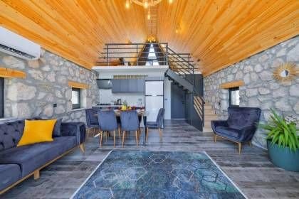 Villa Free Sky | Fethiye'de Modern Mimari, Jakuzili ve Doğa Manzaralı Lüks Villa (1052)