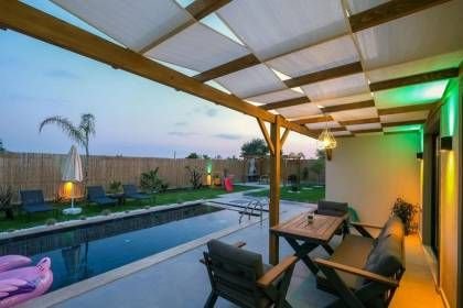 Villa Cocos Damla | Çalış Plajı'na Yürüme Mesafesinde Saunalı ve Jakuzili Lüks Tatil Villası (1040)