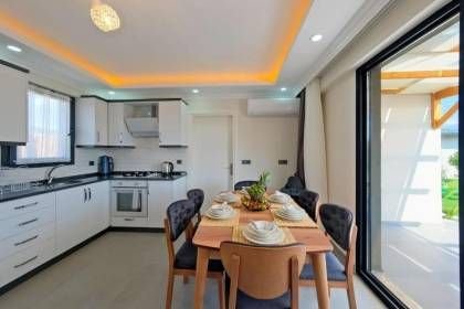 Villa Cocos Damla | Çalış Plajı'na Yürüme Mesafesinde Saunalı ve Jakuzili Lüks Tatil Villası (1040)