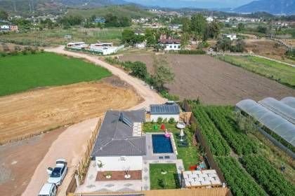 Villa Cocos Damla | Çalış Plajı'na Yürüme Mesafesinde Saunalı ve Jakuzili Lüks Tatil Villası (1040)