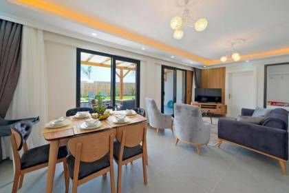 Villa Cocos Damla | Çalış Plajı'na Yürüme Mesafesinde Saunalı ve Jakuzili Lüks Tatil Villası (1040)