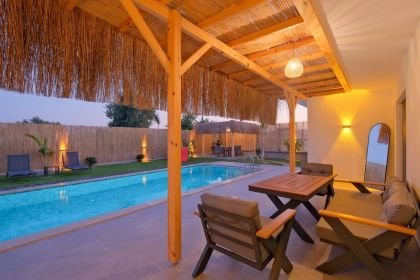 Villa Cocos Serinlik | Çalış Plajı'na Yürüme Mesafesinde Saunalı ve Jakuzili Lüks Tatil Villası (1673)
