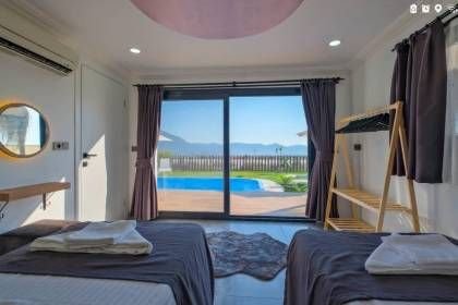 Villa Karsu | Fethiye Eldirek'te Çocuk Oyun Alanlı, Jakuzili ve Lüks Tatil Villası  (1060)