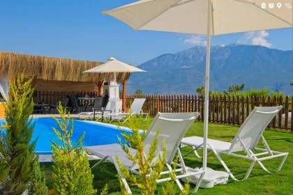 Villa Karsu | Fethiye Eldirek'te Çocuk Oyun Alanlı, Jakuzili ve Lüks Tatil Villası  (1060)