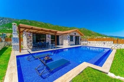 Villa Liberta | Kalkan'da Jakuzili, 2 Kişilik Lüks Balayı Villası (1074)