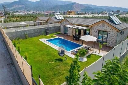 Villa Oga | Fethiye'de Taş Mimari Konseptli, Jakuzili Lüks Tatil Villası (1077)