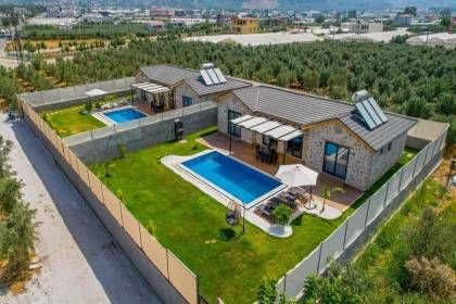Villa Oga | Fethiye'de Taş Mimari Konseptli, Jakuzili Lüks Tatil Villası (1077)