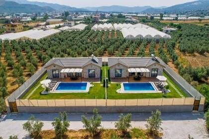 Villa Oga | Fethiye'de Taş Mimari Konseptli, Jakuzili Lüks Tatil Villası (1077)